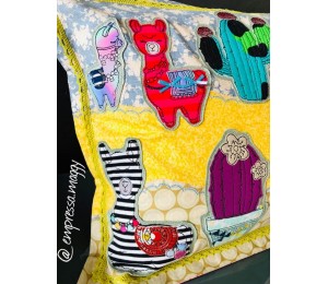 Stickserie - Lama Line Art